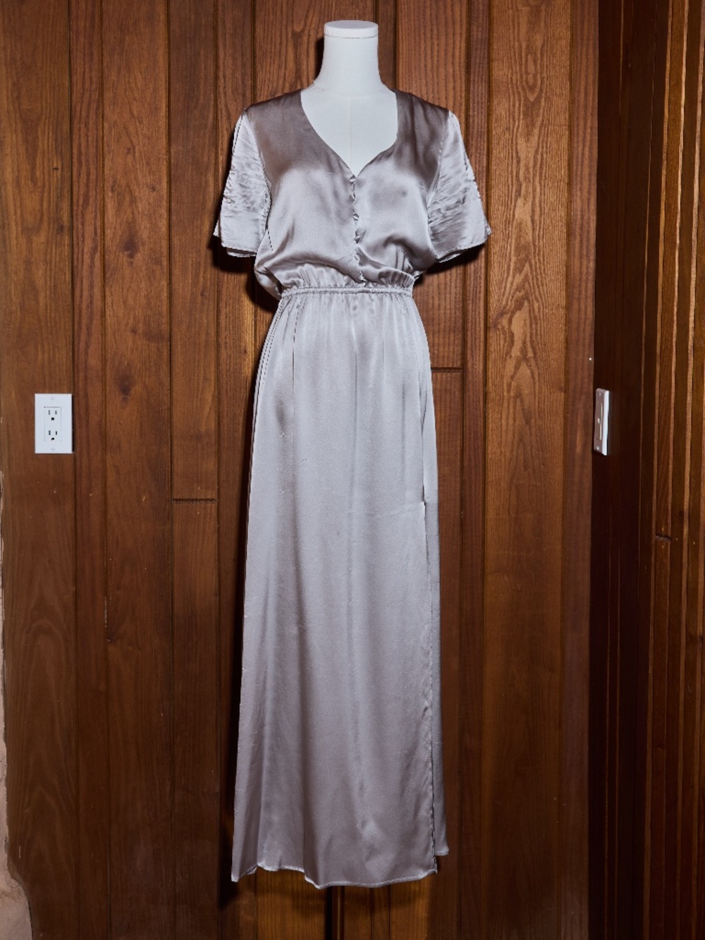 Sablyn Silk Long Dress Lounge